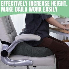 Extra Thick Chair Cushions for Office,6 in Breathable Adult Booster Seat for Car