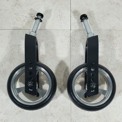 PAIR Caster Wheel & Fork Assy Ki Mobility Focus CR Tilt in Space Wheelchair 5”