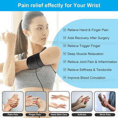 1pcs USB Rechargeable for TheraWrap Carpal Tunnel Wrist Wrap With Heat & Massage