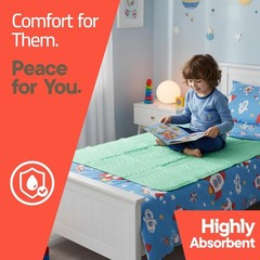 Washable Underpads Medium 18″ x 24″ (Pack of 1) – Reusable Waterproof Bed Pad