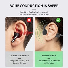 Bone-conduction hearing aids allow for volume adjustment