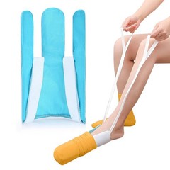 KkaFFe Sock Aid Device for Seniors, Aids One Size, Blue and White
