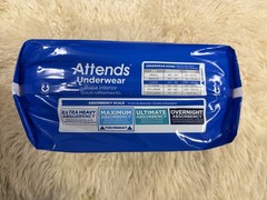 Attends Protective Underwear Large 44-58in Maximum Absorbency 18ct NEW