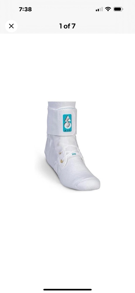 Med Spec 264004 ASO – Ankle Stabilizer, White, Size XL