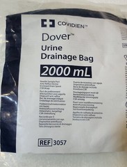 Dover Urine DRAINAGE BAG 2000 ML – COVIDIEN 3057 SEALED