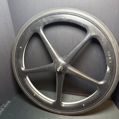 X-Core brand 5-spoke wheelchair wheels 24-inch 1 3/8” Airless Tires