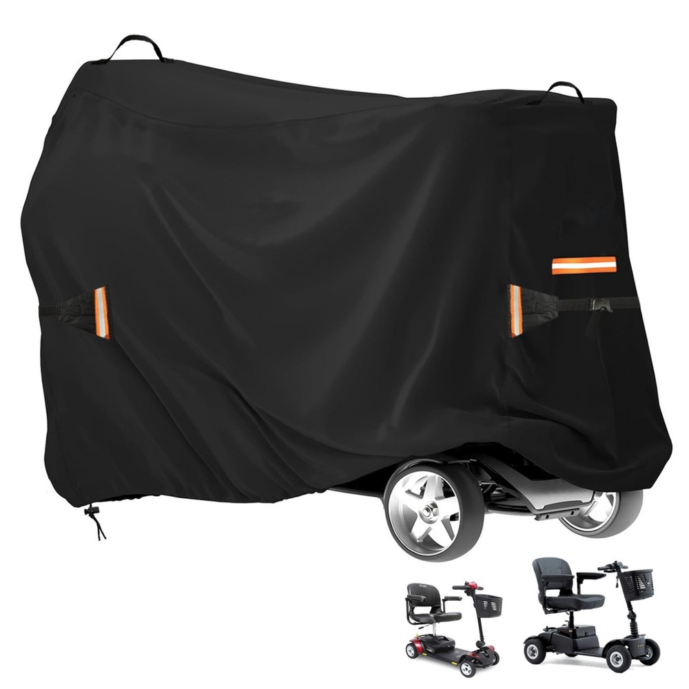 Mobility Scooter Cover 420D All-Weather Waterproof Protection Many Size Choices