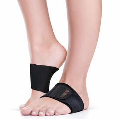 Copper Fit Arch Relief Plus Orthotic Wrap Plantar Fasciitis Black 1 Pair NEW