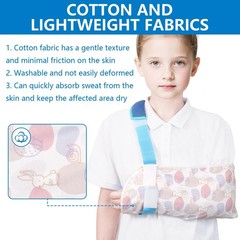 Kids Arm Sling Shoulder Immobilizer Children Wrist Elbow Injury Both Hands S