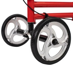 Deluxe Medical Aid Knee Scooter Steerable Knee Walker Wheelchair Stand up Knee