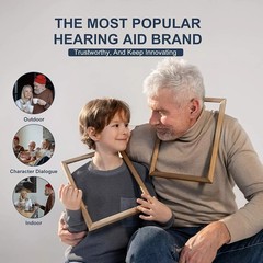 Hearing Aids For Seniors,Invisible Rechargeable Amplifier With Noise Cancelling