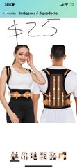 Posture Corrector Back & Shoulder Support Brace with Straps, Size S, Black