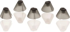 GN Resound Sure Fit Hearing Aid Standard Receiver Tulip Domes Dark Gray Split