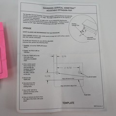 Saunders Cervical Hometrac With Foot Extension In Case READ