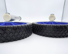 Blue Top Glides 8″ Off-Road Walker Wheel Kit with Flexfit Ski Glides Open Box