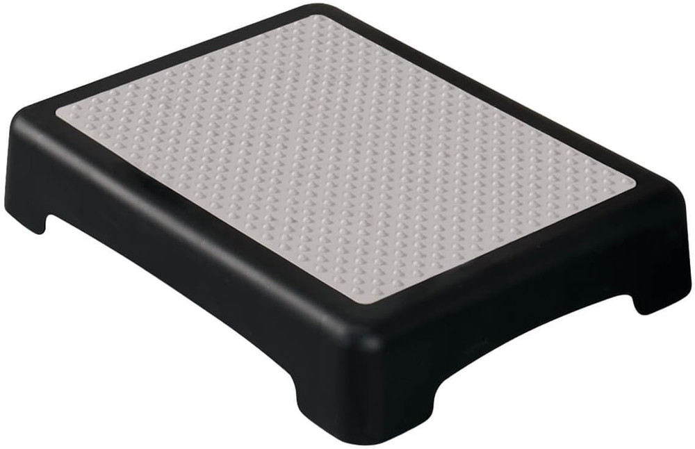 Mobility Platform Step Non Slip Indoor Outdoor Grooved Surface 19 1/4 Inch