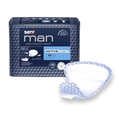 Man Active Guards, Incontinence Bladder Control Pads, 7-1/2″ x 9-3/10″, 15 Co…
