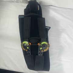 Hinged ROM Knee Brace with Side Stabilizers & Locking Dials Post Op Knee(Large )