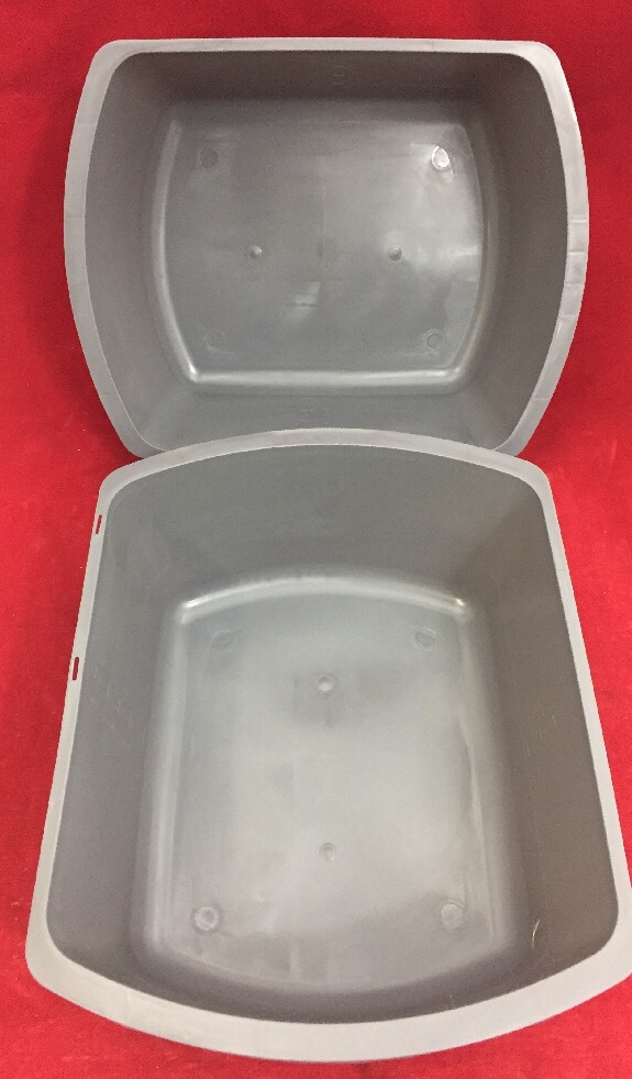 NEW LOT OF 25 MEDLINE 6Qt. Rectangular Wash Basin Graphite DYND80347N