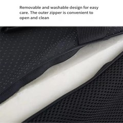Truck Driver Seat Cushion Memory Foam Lumbar Back Support for Office Chair Car