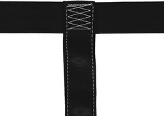 Universal Motorcycle Rear Wheel Tie down Strap in Black