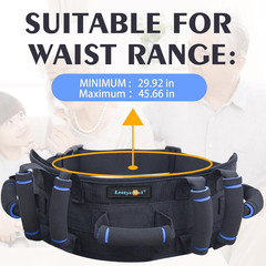2PCS Gait Belt, Gait Belts for Seniors, Gait Belt with Handles, Gate Belts Medic