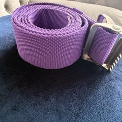 LiftAid Transfer and Gait Belt 60 Inch with Metal Buckle and Loop – Walking, Sta