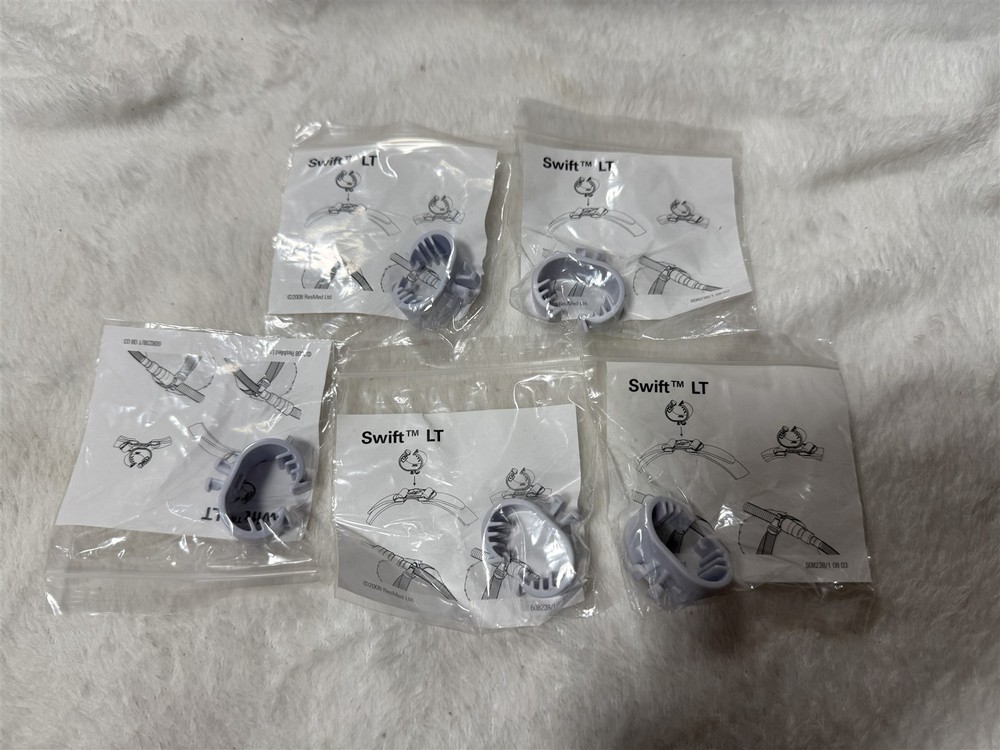 LOT OF 5 RESMED SWIFT LT HOSE CLIP REPLACEMENT