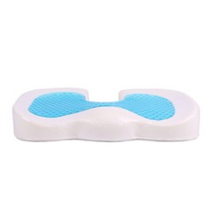 Cool Gel Seat Cushion Memory Foam Coccyx Cuhion Orthopedic Chair Pad Office Home