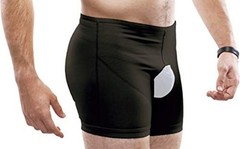 Inguinal Hernia Support Belt Invisible Underpants Medium (Pack of 1) Black