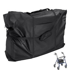 Hengme Rollator Travel Bag – Waterproof Wheelchair 44″Lx12″Wx30″H, Black