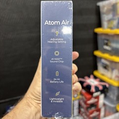 Audien Atom Air OTC Rechargeable Hearing Aids 1 Pair New Factory Sealed