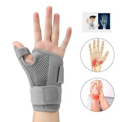 Thumb Stabilizer Brace Left Right Hand Fixed Dual Support Wrist Guard Adjustable