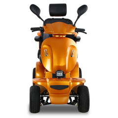 4 Wheels Heavy Duty Mobility Scooter 31 Miles 3-Speed 48V 1000W 500lbs Orange