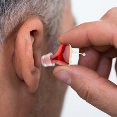 Digital Hearing Aids Noise Cancelling Invisible Severe Loss Sound Amplifier ITE