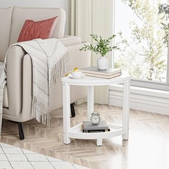 Corner Shower Bench HDPE Waterproof Double Layer Adjustable Feet Versatile Stool