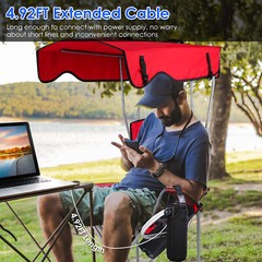 Automatic Water Cooling Seat Soft Comfortable Cushion Adjustable 3 Speeds Fan US
