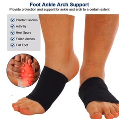 Compression Arch Support Plantar Fasciitis Gel Pad Brace Sleeve Ankle Foot Warp