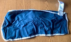 ARM SLING, LG DEEP POCKET, WIDE STRAP, W/NECK PAD BLUE MEDLINE ORT11300L DELUXE
