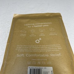 One Compress Bamboo Premium Knee Sleeve Gray Size 4XL New In Package