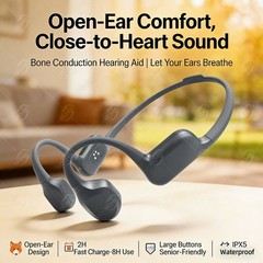 Bluetooth Bone Conduction Magnetic Hearing Aid Noise Reduction for the Elderly