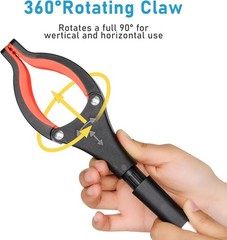 Portable 32” Lightweight Grabber Tool | Rotating Head & Wide Jaw for Convenience