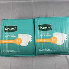 Depend fresh protection tabs Small – Medium Incontinence Pants 20 Count – 2 Pack