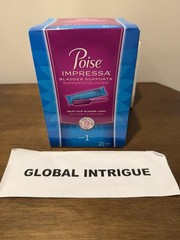 Poise Impressa Bladder Support Tampons Size 1, 21 Count Jan. 2029 FREE SHIPPING
