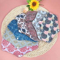 PHOGARY Reusable Menstrual Pads for Heavy Flow with Wet Bag, 7 Pieces Medium