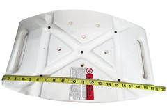 Replacement Shower Stool Seat Only – White – Rectangular