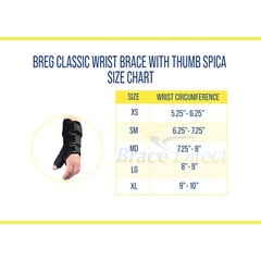 Breg Classic Wrist Brace with Thumb Spica