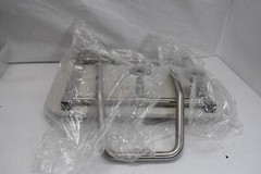Lift Assist Rectangular Naugahyde Cushion Shower Seat Mount White Replacement