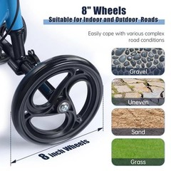 Aojin Knee Scooter/Walker Light Blue Color Brand New