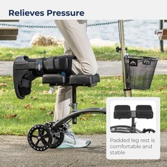 Drive Medical 796 Adjustable Height Steerable Knee Walker